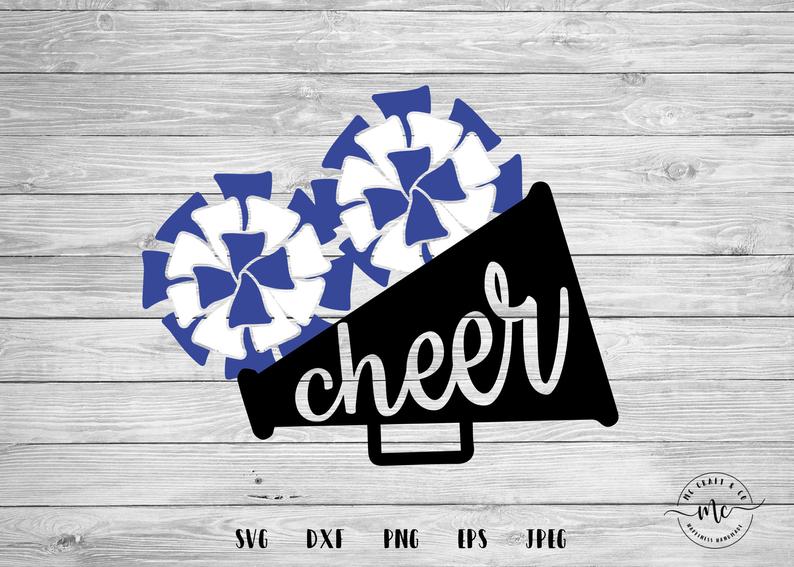 794x567 Cheer Pom Poms Megaphone Cheerleader Cheer Etsy