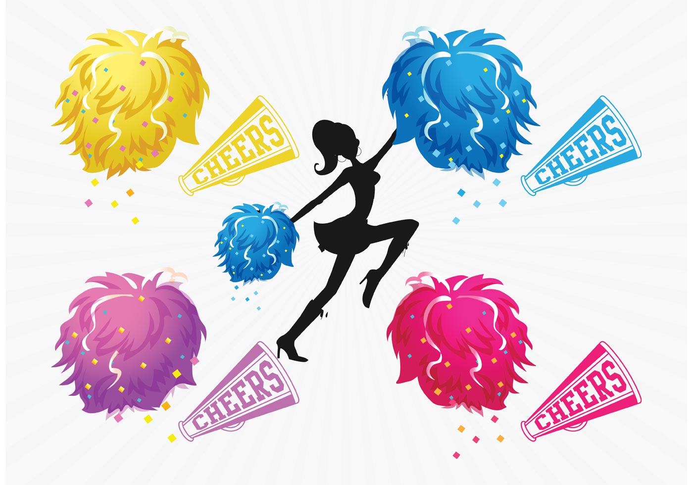 1400x980 Pompom Free Vector Art