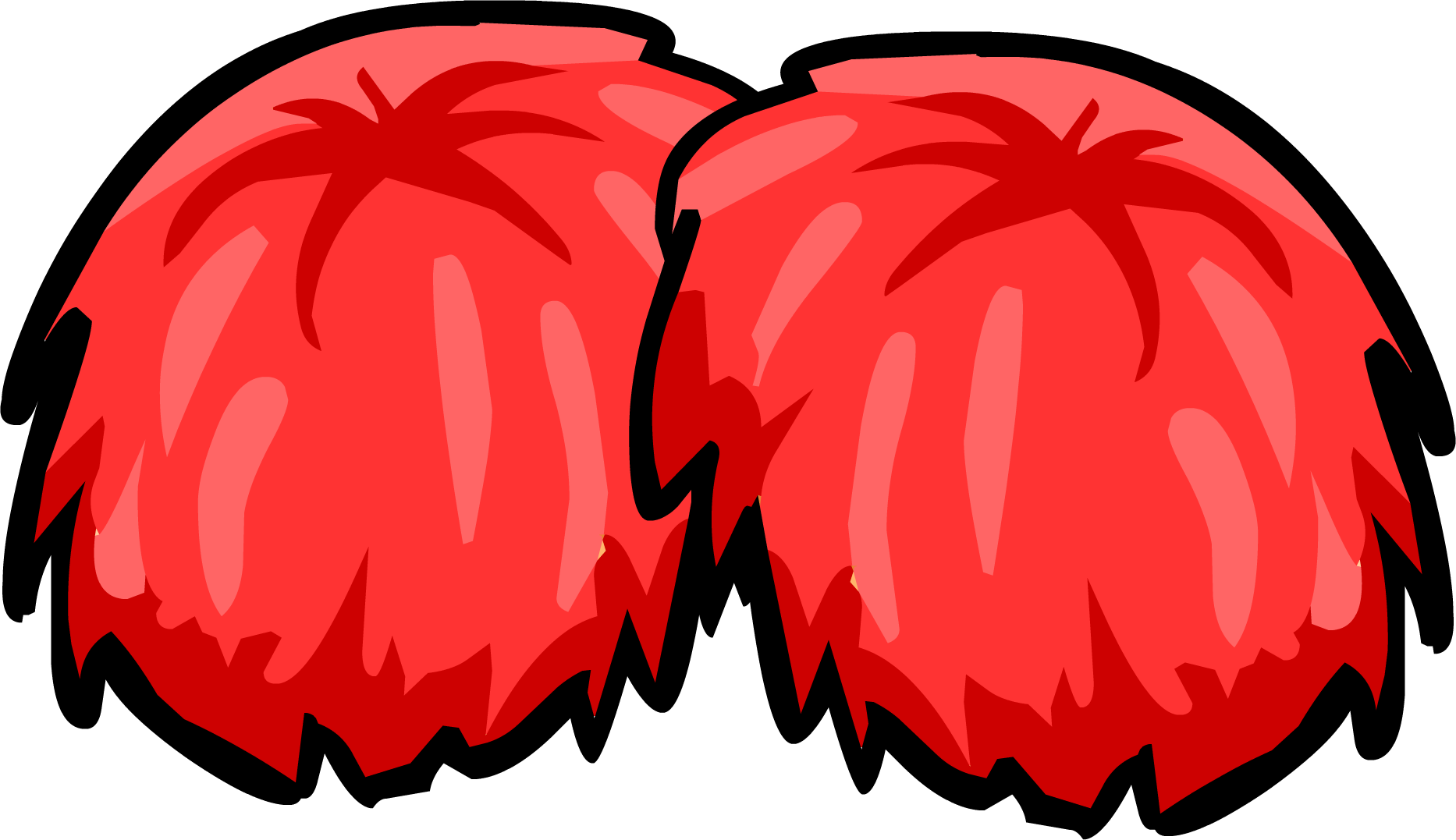 1866x1077 Red Pompoms Club Penguin Wiki Fandom Powered