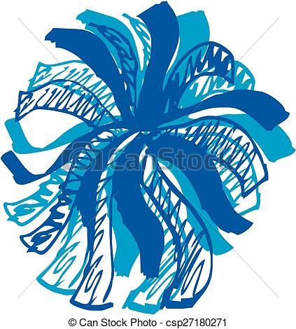 423x470 Pom Poms Clipart