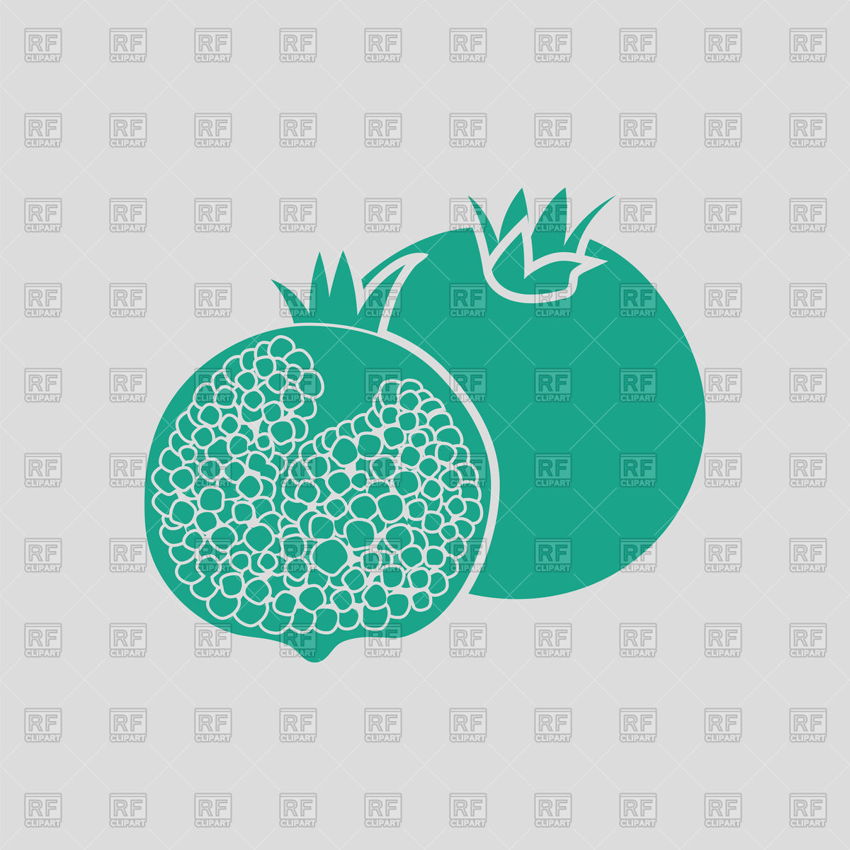1200x1200 Pomegranate Icon Vector Image Of Signs, Symbols, Maps Angelp
