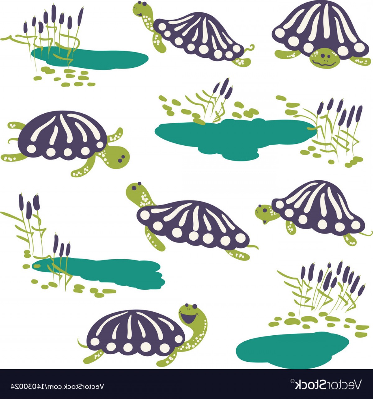 1200x1285 Earthen Turtle And Reeds With Pond Icon Set Vector Newwaysys