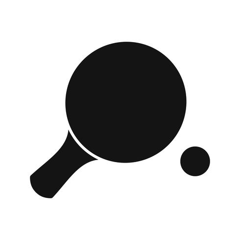 490x490 Ping Pong Icon Vector Illustration