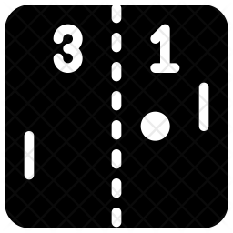 256x256 Pong Icon Of Glyph Style