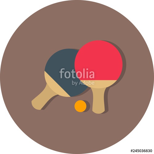 500x500 Vector Ping Pong Icon Stock Image And Royalty Free Vector