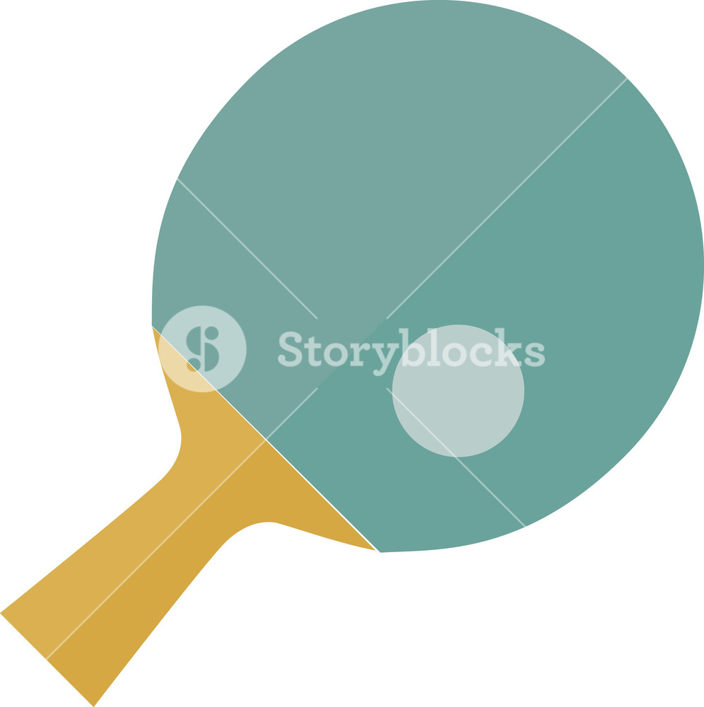 996x1000 Funky Ping Pong Icon Royalty Free Stock Image