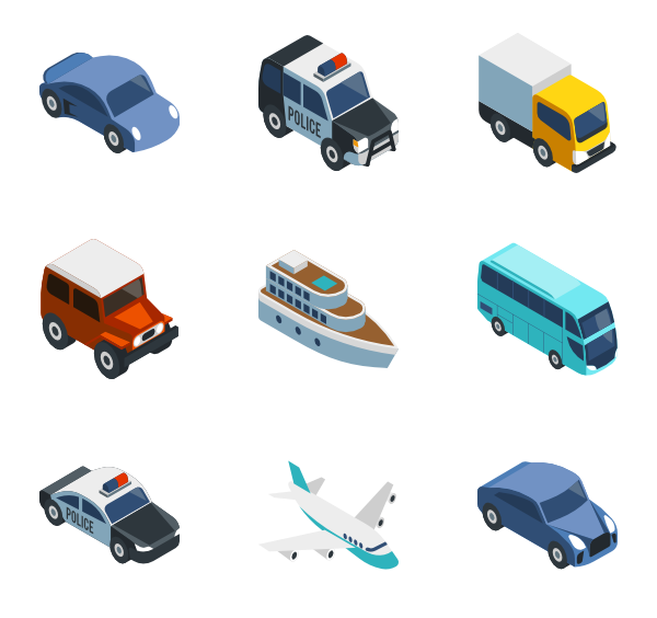 600x564 Boat Icons