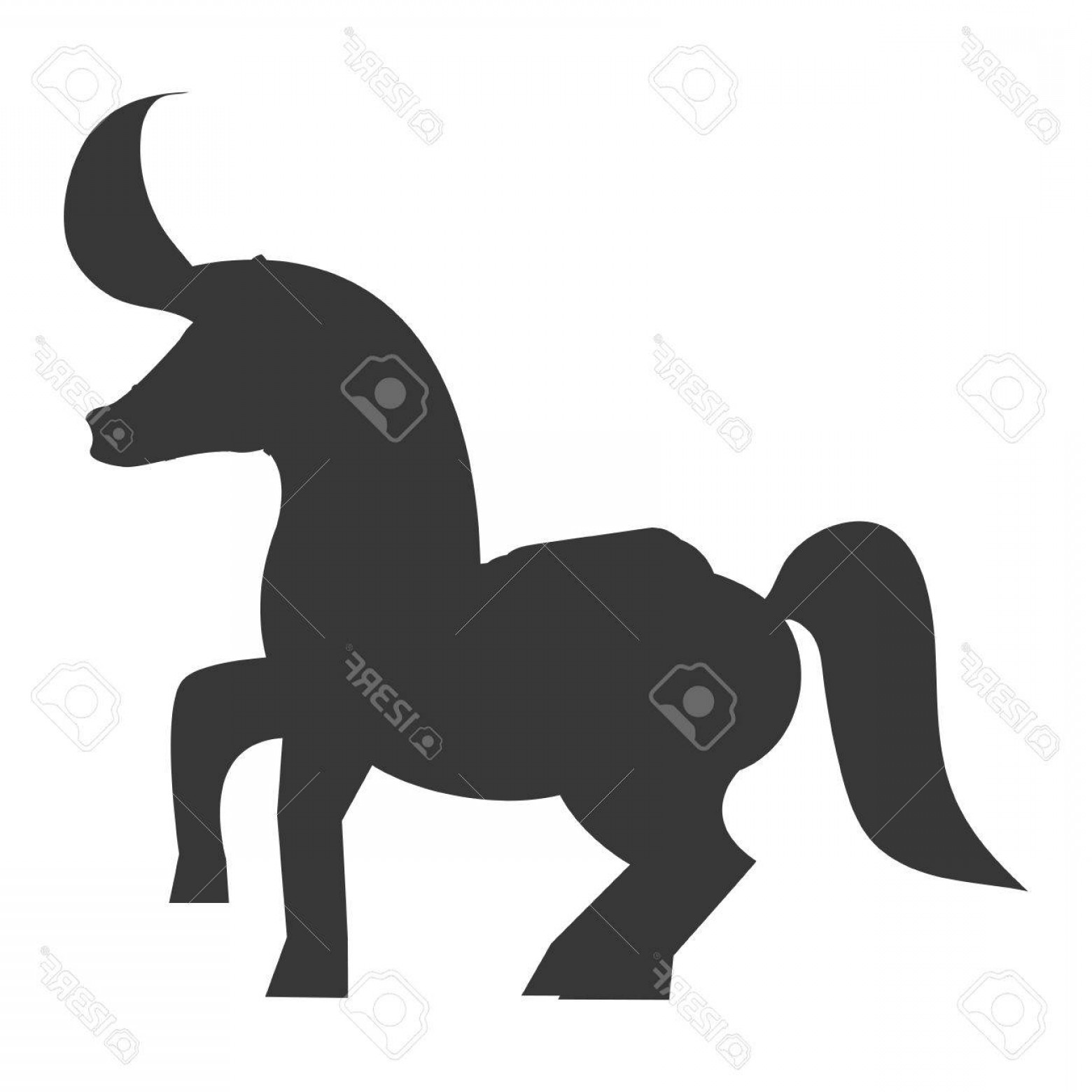 Photostock Vector Flat Design Pony Silhouette Icon Vector 1560x1560 Photostock Vector Flat Design Pony Silhouette Icon Vector