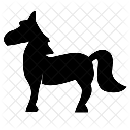 Pony Icon Of Glyph Style 256x256 Pony Icon Of Glyph Style