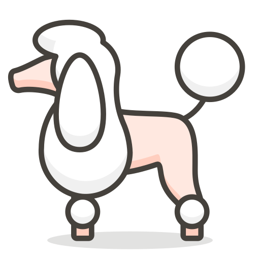 512x512 Poodle Icon Free Of Free Vector Emoji