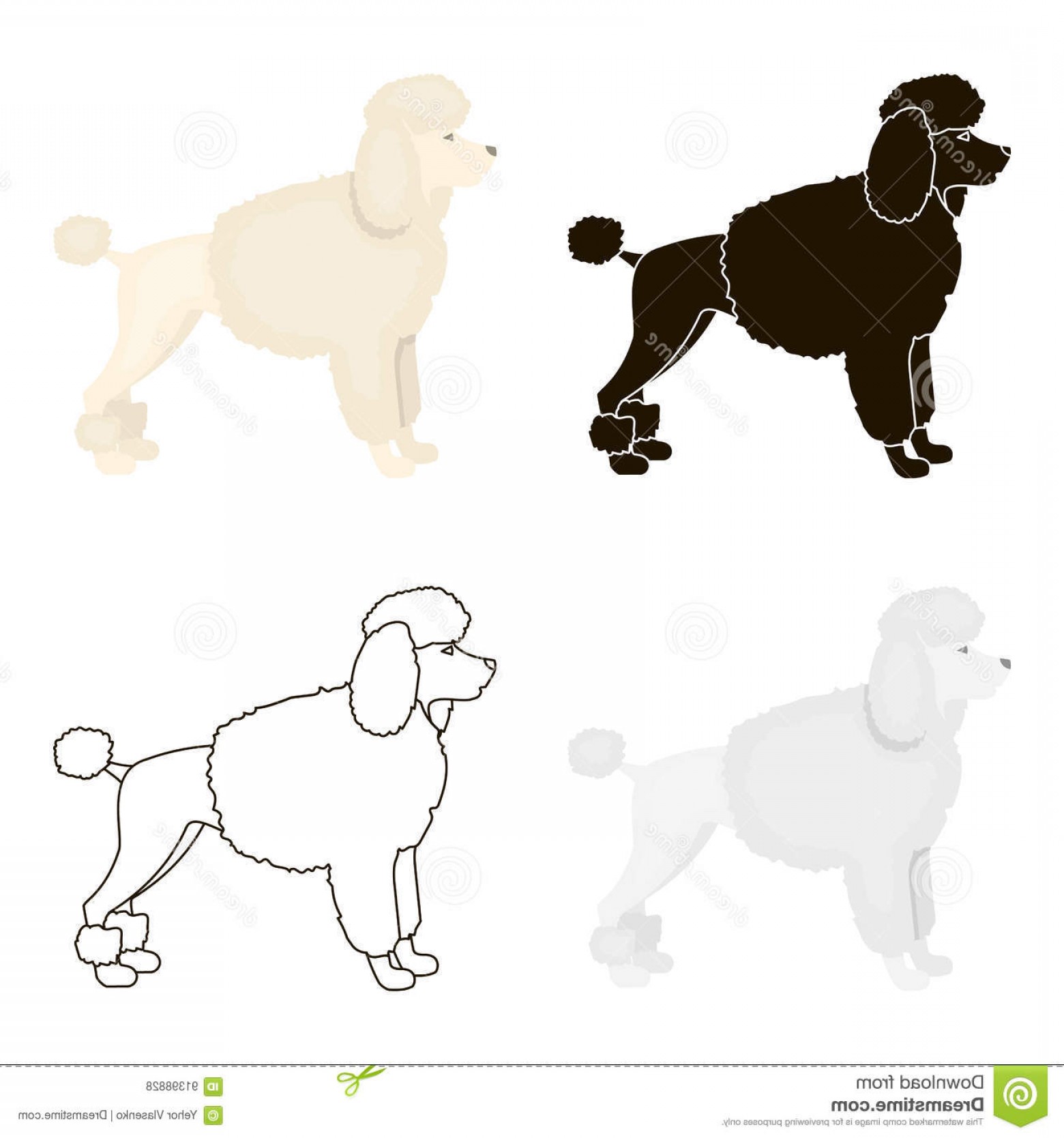 1560x1668 Poodle Vector Catchsplace