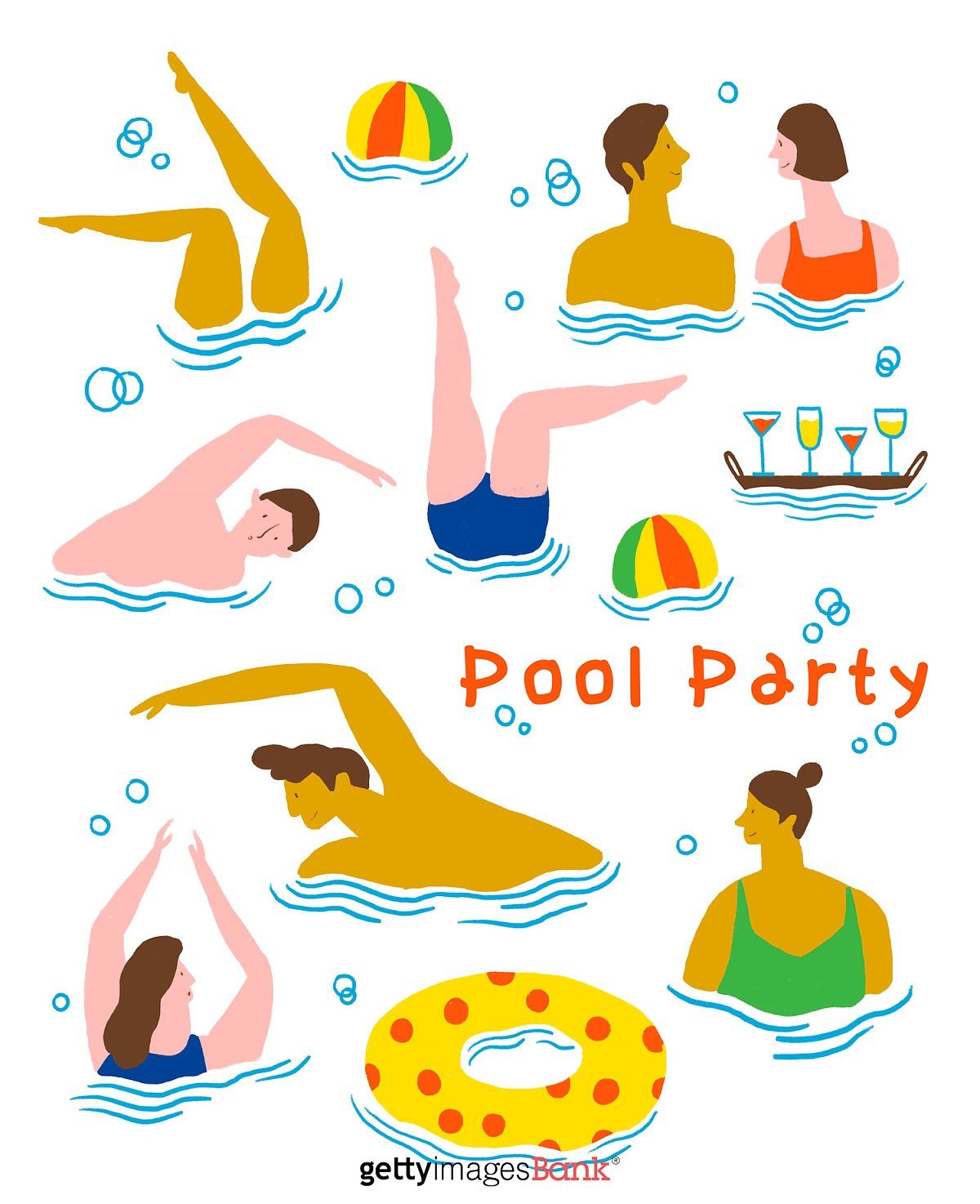 1200x1474 Pool Party Icon