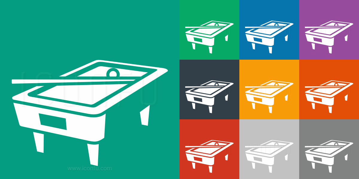 1200x600 Pool Table Icon