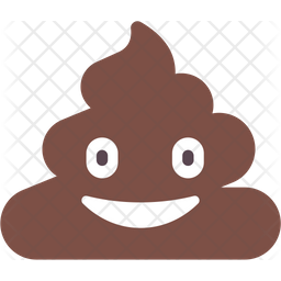 256x256 Poop Emoji Icon Of Flat Style