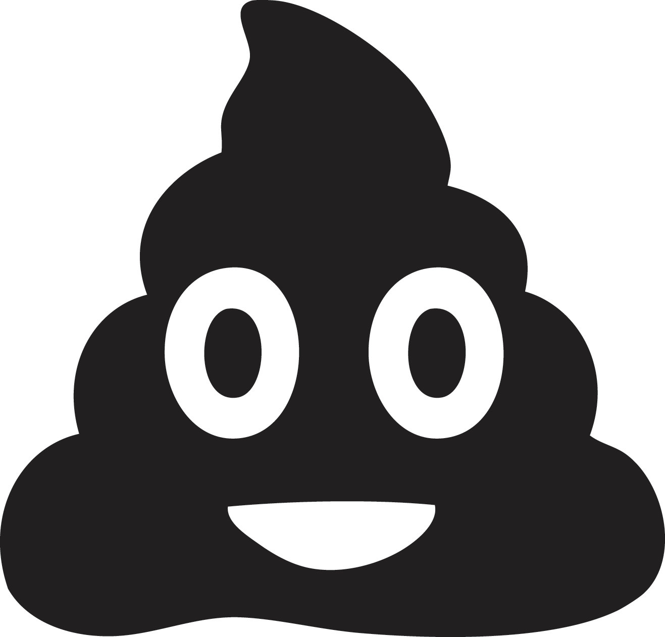 1317x1262 Poop Icon Png
