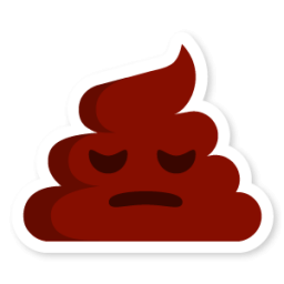 256x256 Poop Icon Swarm App Sticker Iconset Sonya