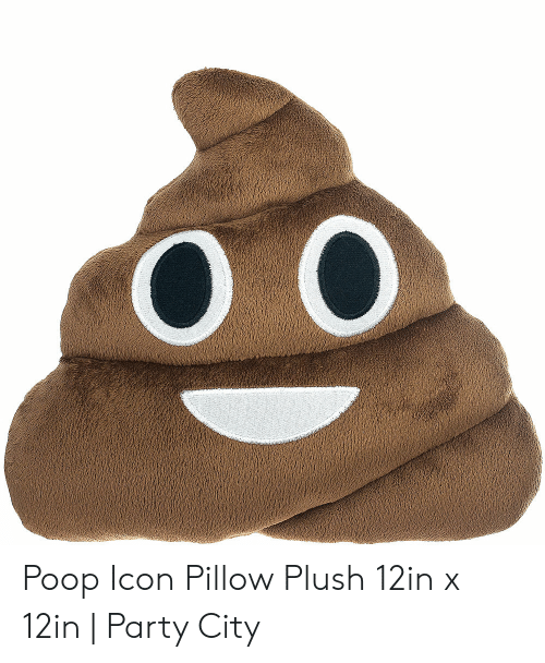 500x608 Poop Icon Pillow Plush X Party City Party Meme On Me Me