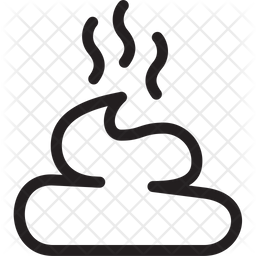 256x256 Poop Icon Of Line Style