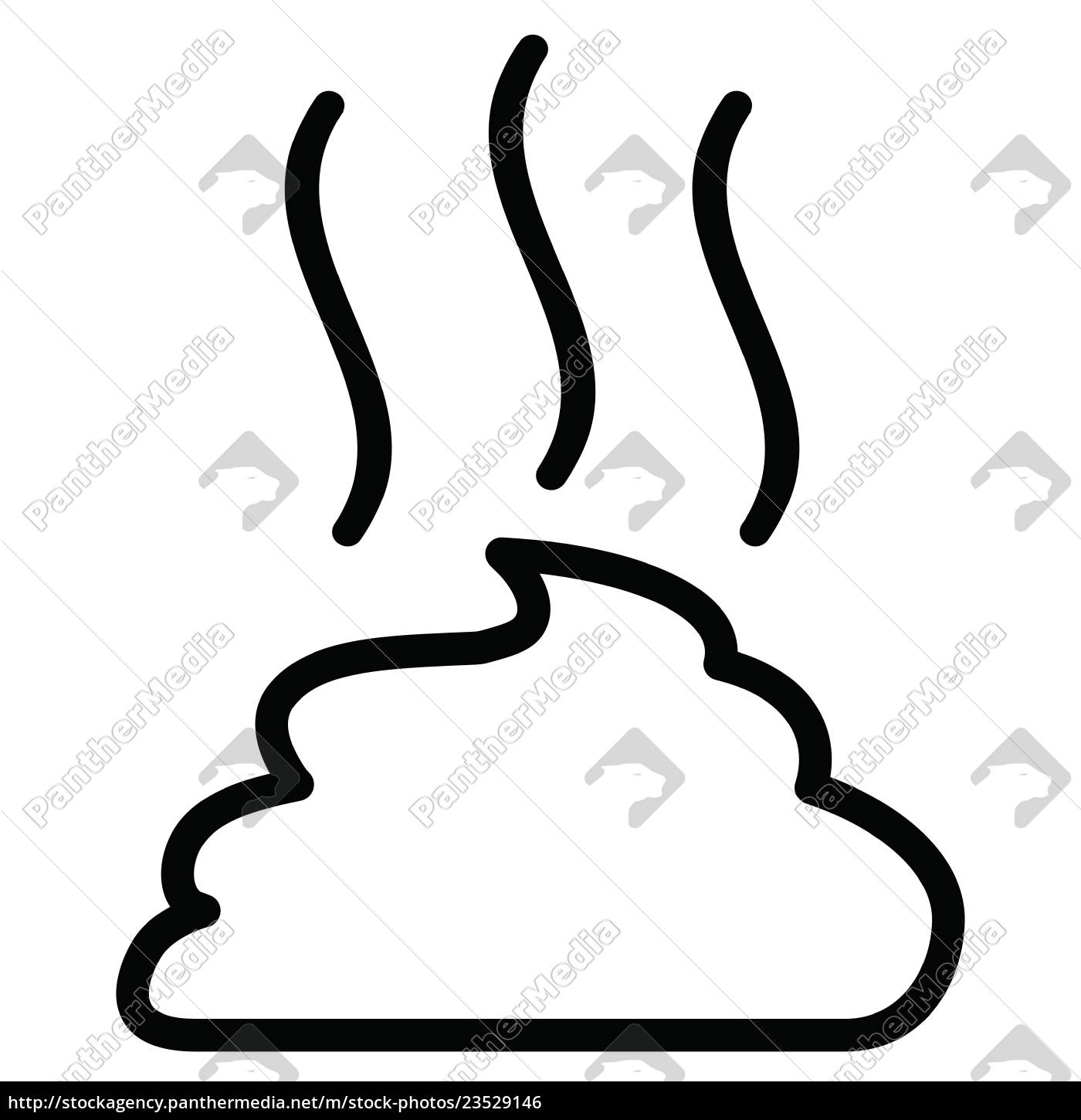 1400x1450 Poop Icon On White Background