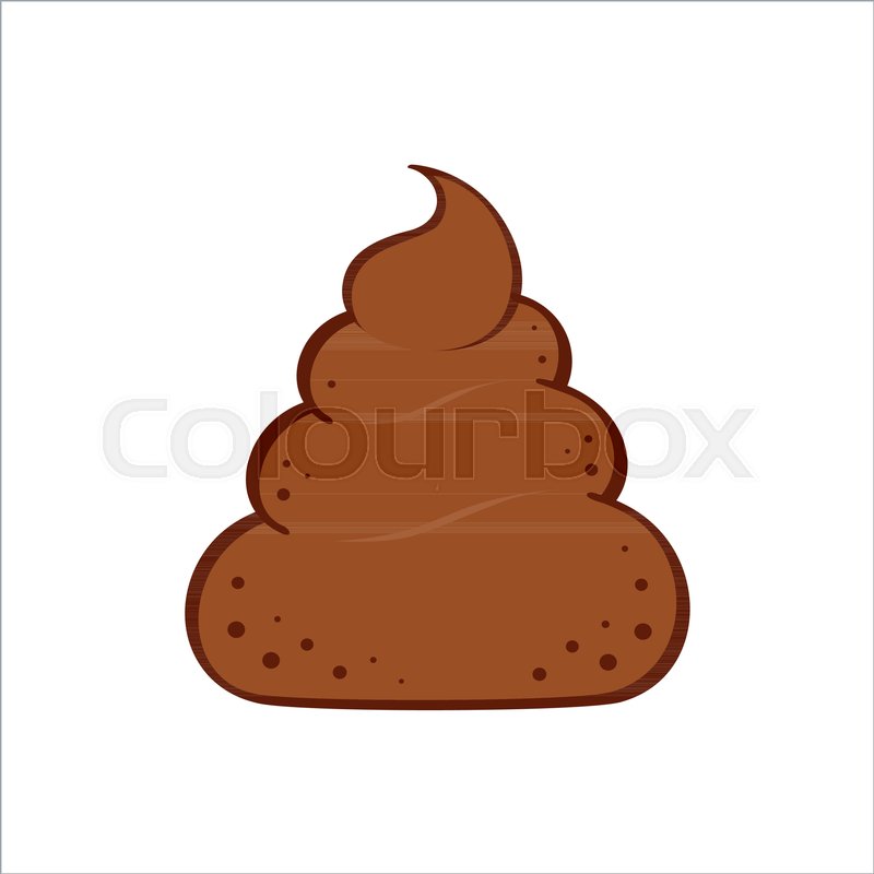800x800 Poop, Crap, Shit Vector Icon Logo Stock Vector Colourbox