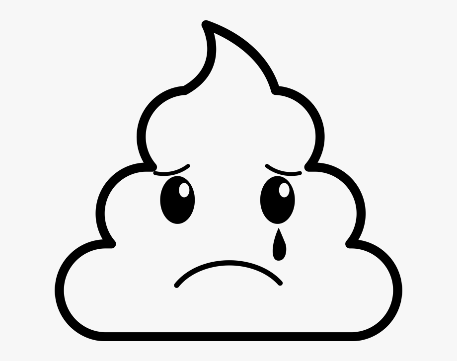 920x727 Sad Poop Emoji Png