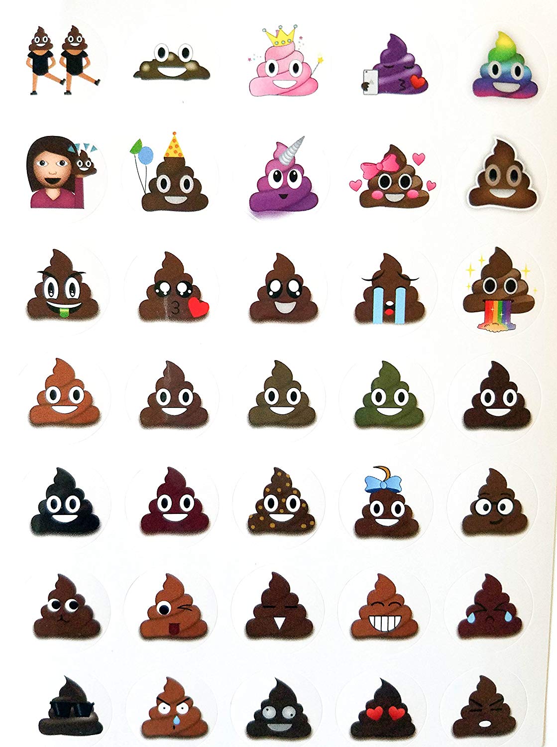 Lifetime Inc Poop Emoji Sticker Sheet Party Favor 1119x1500 Lifetime Inc Poop Emoji Sticker Sheet Party Favor