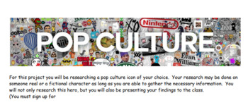 Pop Culture Icon Research Project 350x149 Pop Culture Icon Research Project