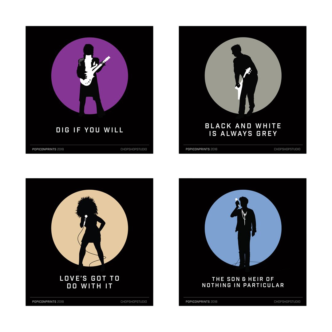 1080x1080 Pop Icon Prints