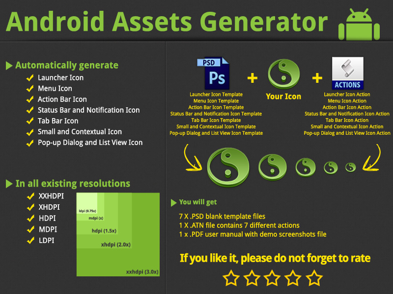 800x600 Android Assets Generator