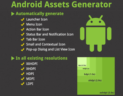 404x316 Android Assets Generator On Behance