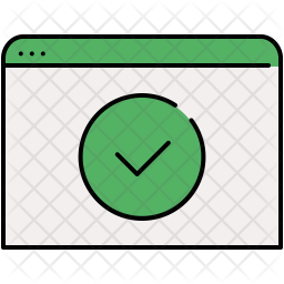 Confirm Popup Icon Of Colored Outline Style 256x256 Confirm Popup Icon Of Colored Outline Style