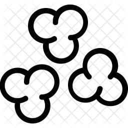 256x256 Popcorn Icon Of Line Style