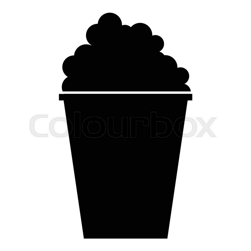 800x800 Popcorn Icon Simple Illustration Of Stock Vector Colourbox