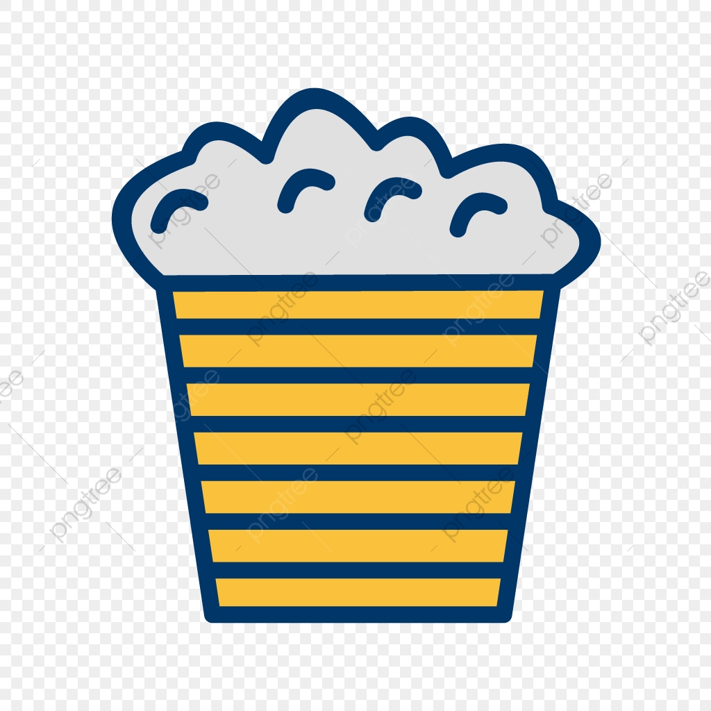 1024x1024 Vector Popcorn Icon, Corn, Entertainment, Movie Png And Vector