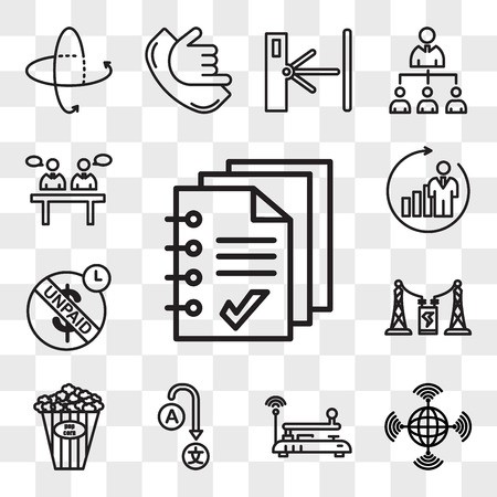 450x450 Set Of Transparent Editable Icons Such As Handout, Wan