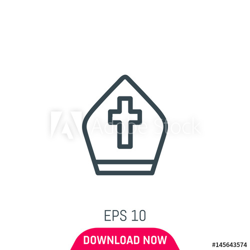 500x500 Pope Icon, Vector