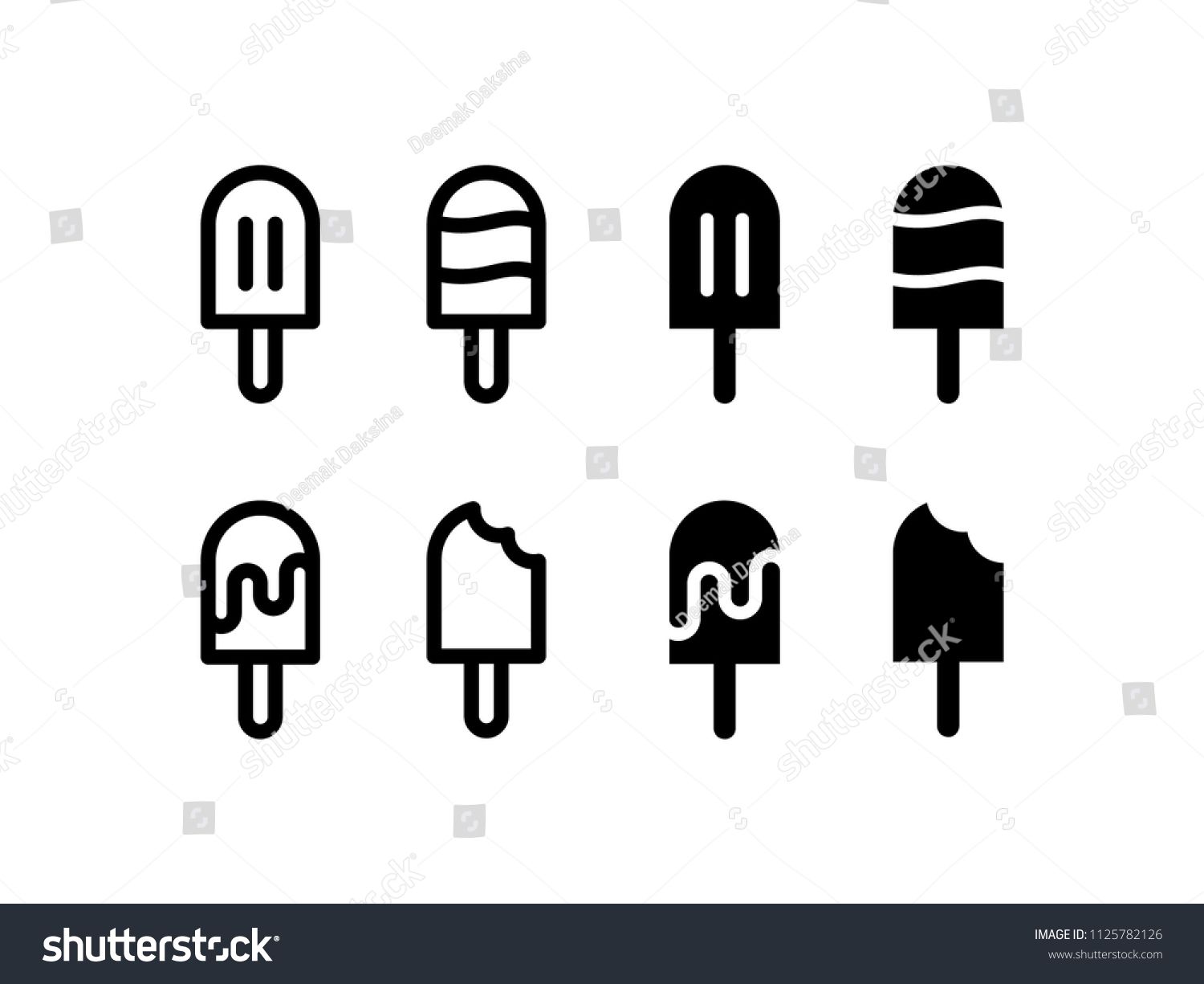 1500x1225 Popsicle Icon Set Ice, Popsicle, Stick, Cream, Frozen, Lolly