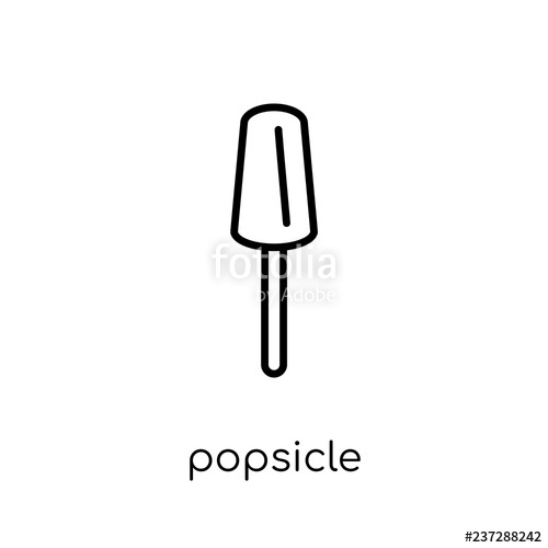 500x500 Popsicle Icon From Collection Stock Image And Royalty Free