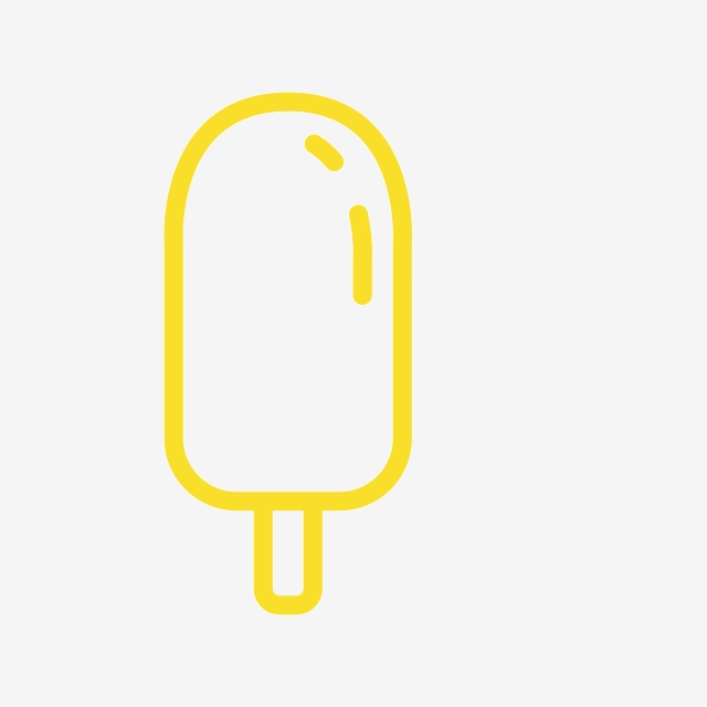 640x640 Yellow One Popsicle Icon Free Button, Apply Button, A Popsicle Png