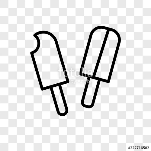 500x500 Popsicle Icons Isolated On Transparent Background Modern