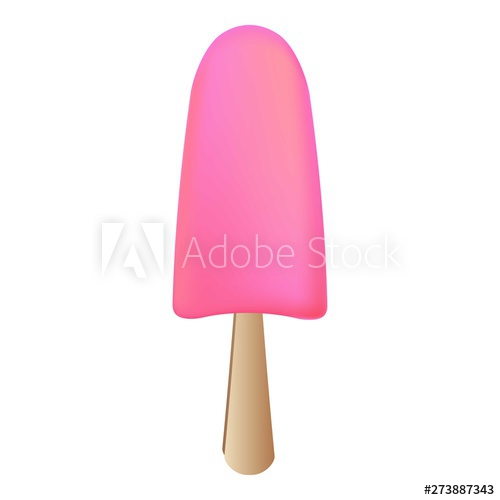 500x500 Pink Cold Popsicle Icon Cartoon Of Pink Cold Popsicle Vector Icon