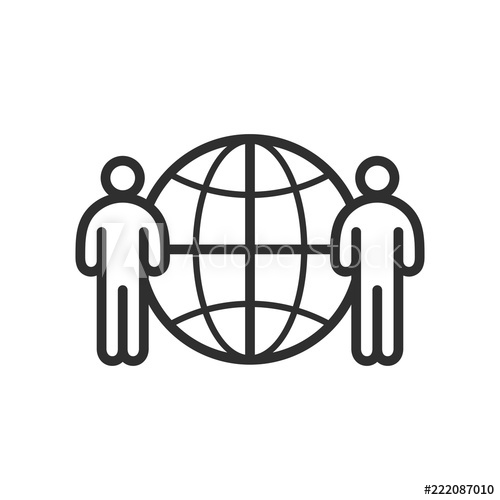 500x500 World Human Population Icon