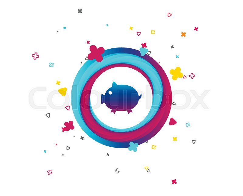 Piggy Sign Icon Pork Symbol Colorful Stock Vector Colourbox 800x648 Piggy Sign Icon Pork Symbol Colorful Stock Vector Colourbox