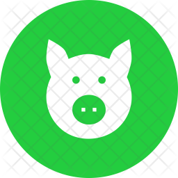 Pork Icon Of Glyph Style 256x256 Pork Icon Of Glyph Style