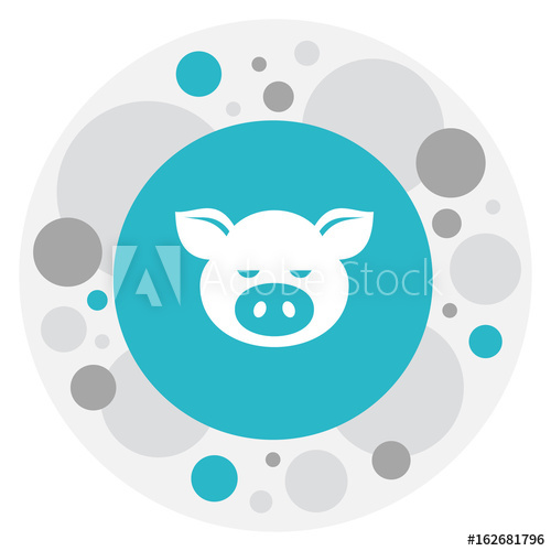 Vector Illustration Of Zoo Symbol On Pork Icon Premium Quality 500x500 Vector Illustration Of Zoo Symbol On Pork Icon Premium Quality