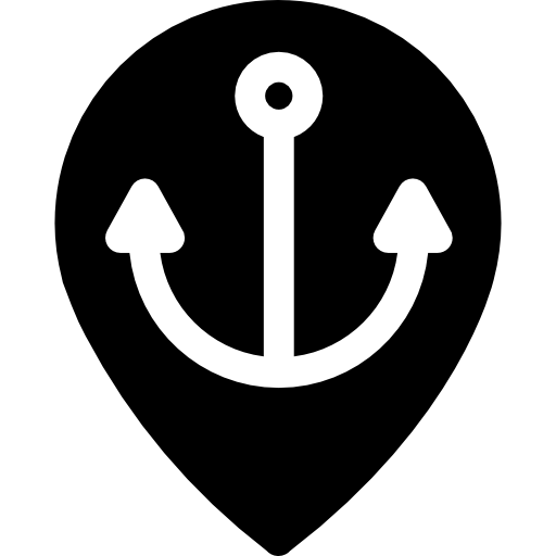 512x512 Port Map Marker Point Icons Free Download