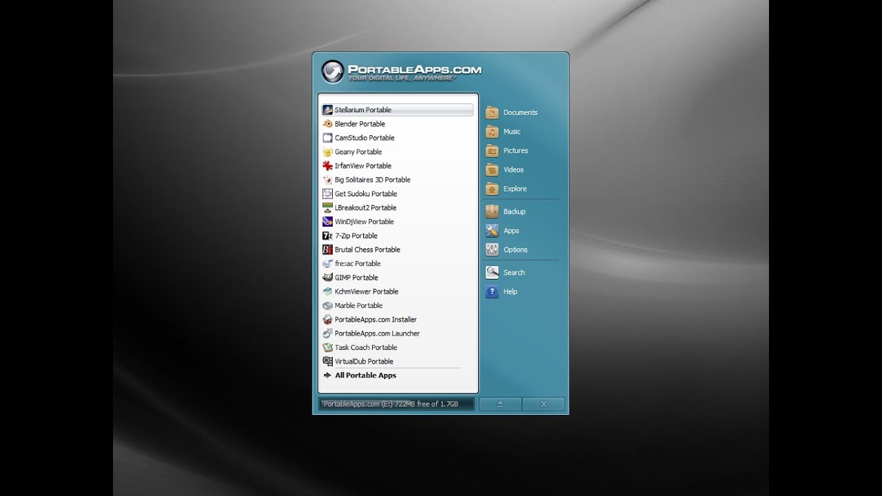 1280x720 Portable Apps