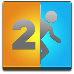 256x256 Portal Icon Download Simple Games Icons Iconspedia