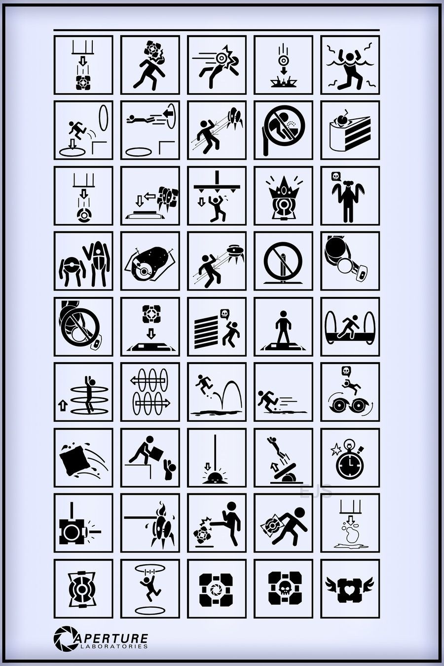 900x1350 Portal Test Chamber Icon Guide