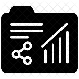 256x256 Online Portfolio Icon Of Glyph Style